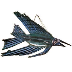 Giant Folk Art Sailing Fish