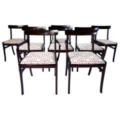 Set of Eight Ole Wanscher Dining Chairs, Aileen Getty Collection