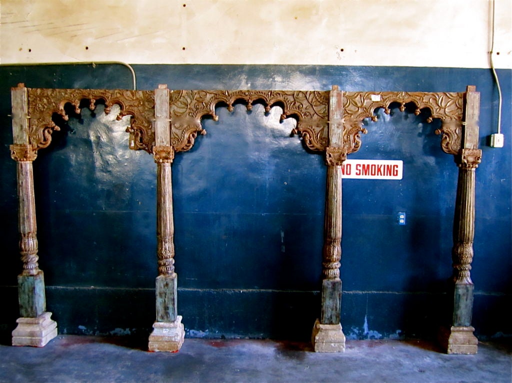 Evocative Indian carved archway.