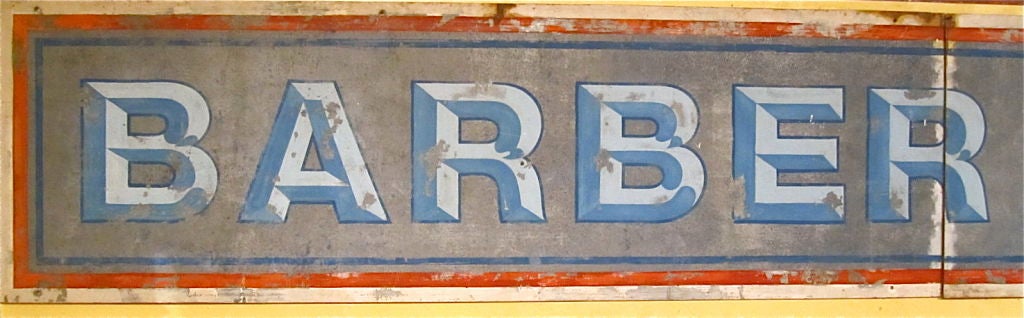 American 15' Long Barber Shop Sign