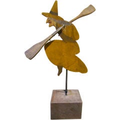 Circa 1910 Witch Whirligig