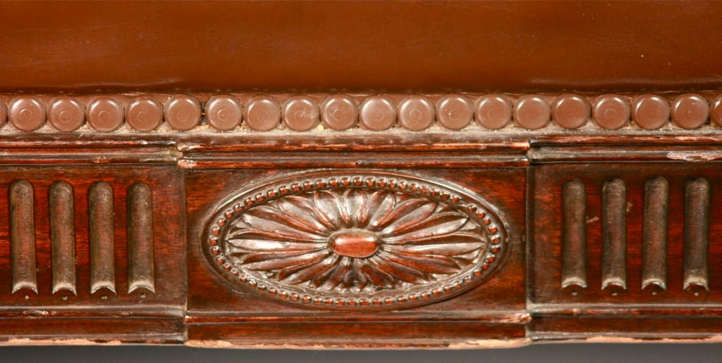 Wood Stately Library Sofa