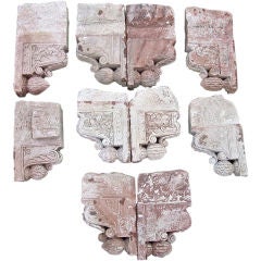 Set of Ten Limestone Corbels