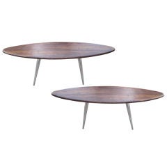 Pair of Small Surfboard Tables