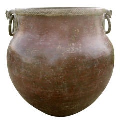 Hammered Brass Pot