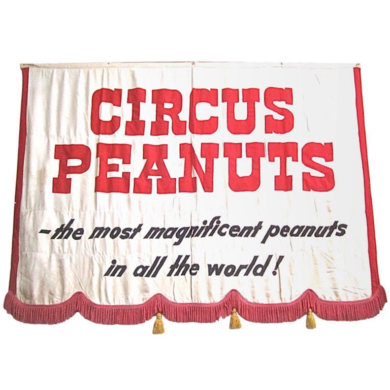 Circus Peanuts Banner For Sale