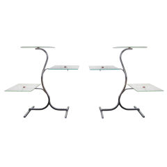 Retro Dainty Pair of Pastry Stands