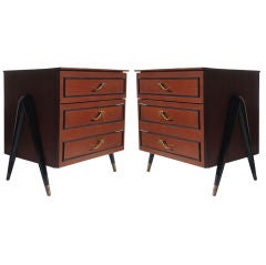 Vintage Sexy Pair of Mid Century Mexican Night Stands