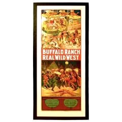 Buffalo Ranch Real Wild West Poster