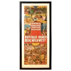 Buffalo Ranch Real Wild West Poster