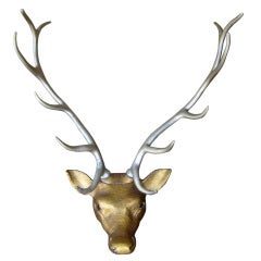 Early Gilded Iron Cow Rack