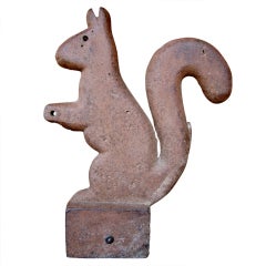 Antique Early Squirrel Windmill Weight