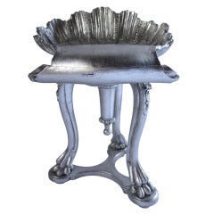 Silvered Grotto Stool