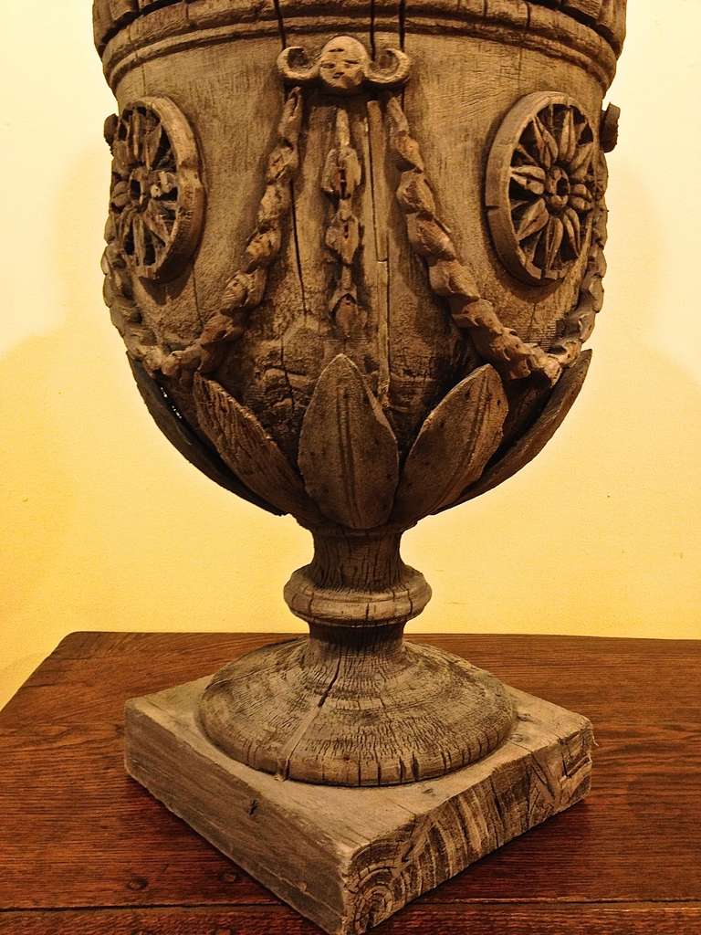 French Hand-Carved Finial 1