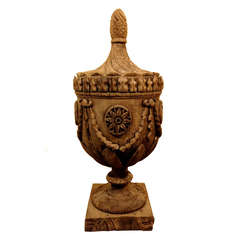 French Hand-Carved Finial