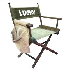 Used Bing Crosby Director's Chair with Script Bag