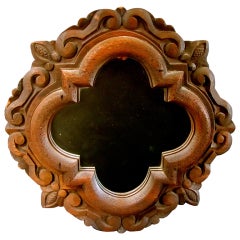 French Quatrefoil Mirror