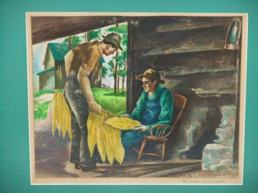 WPA Period "Prime Grade, North Carolina" by William Schwartz