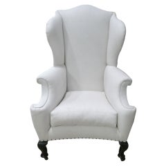 Gorgeous Wingback Chair on Castors