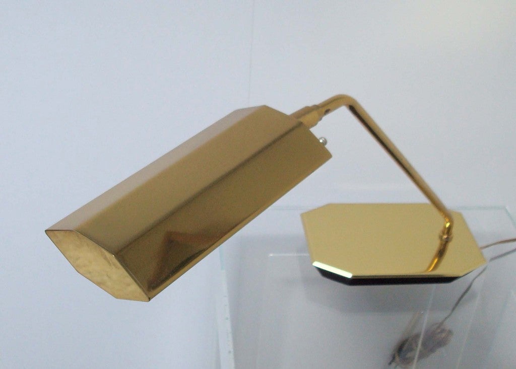 American Koch and Lowy Cantilevered Desk Lamp For Sale