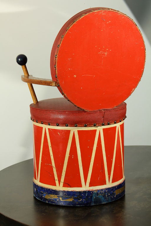 Mid-20th Century Cecil Beaton Attributed Child's Drum Chair