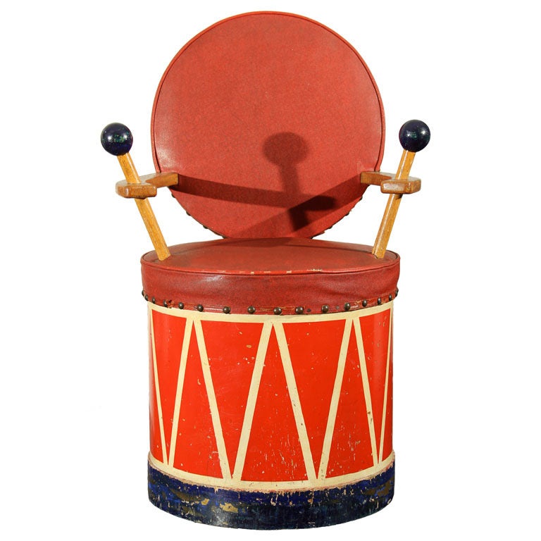 Cecil Beaton Attributed Child's Drum Chair
