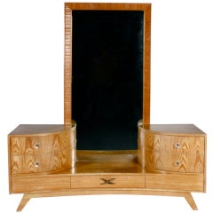 Fabulous Frankl Ceruse Vanity and Mirror