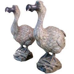Vintage Pair of Dodo Birds