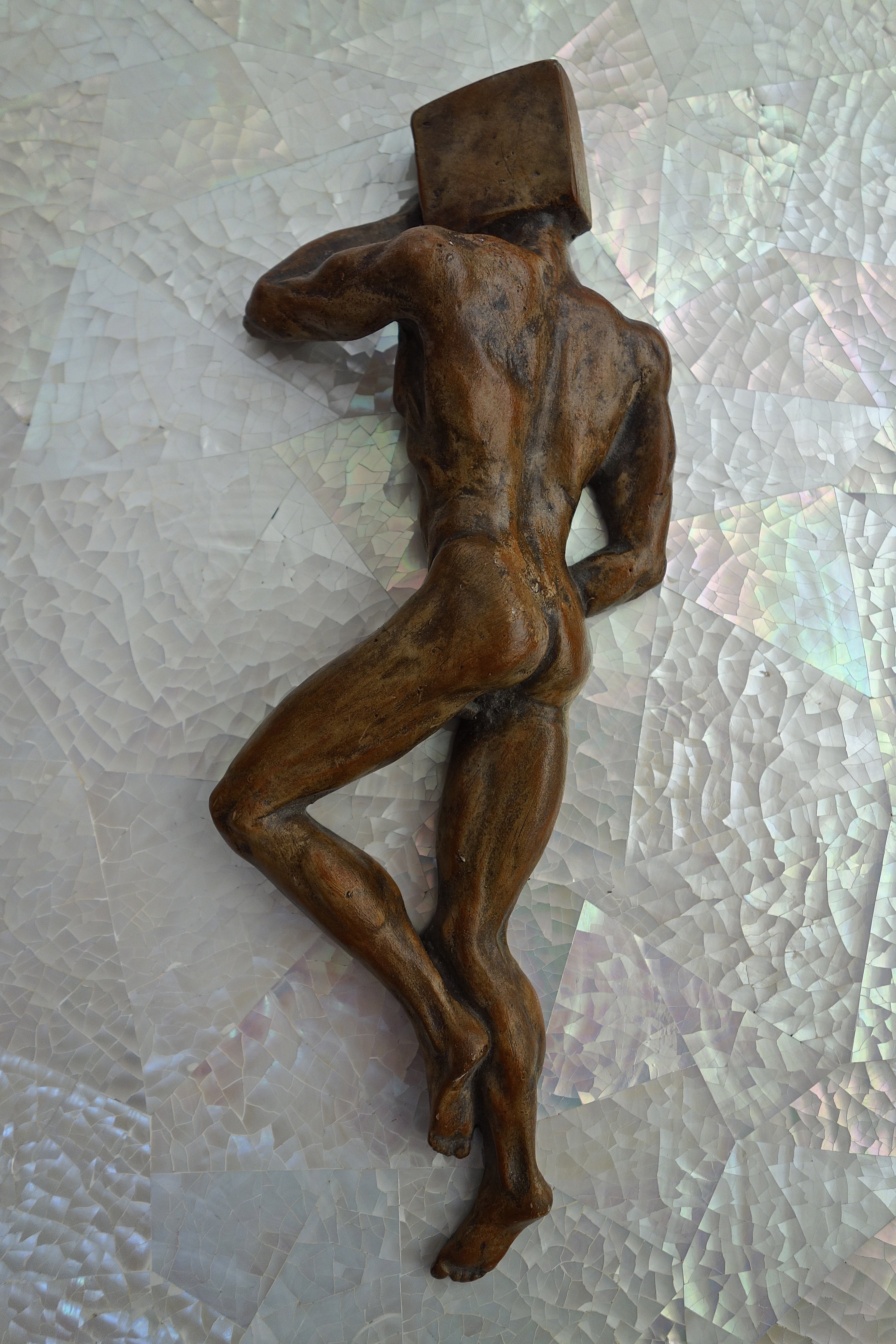 Reclining Man Paperweight For Sale