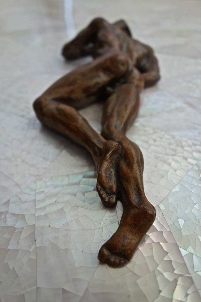 Reclining Man Paperweight For Sale 1