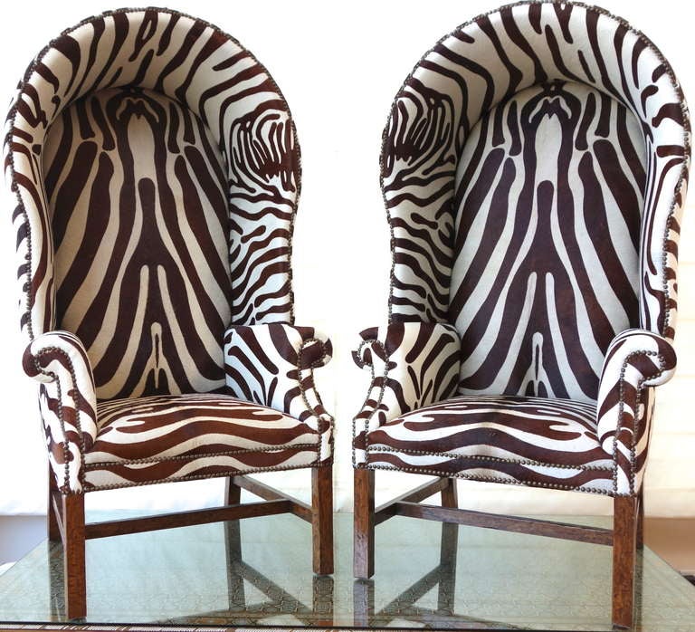 Contemporary Fantastic Pair of Butler's Chairs