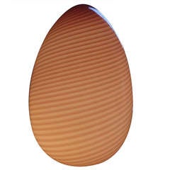 Giant Murano Glass Egg Lamp