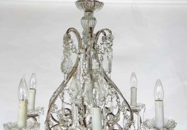 19th Century French Crystal Marie Therese Chandelier