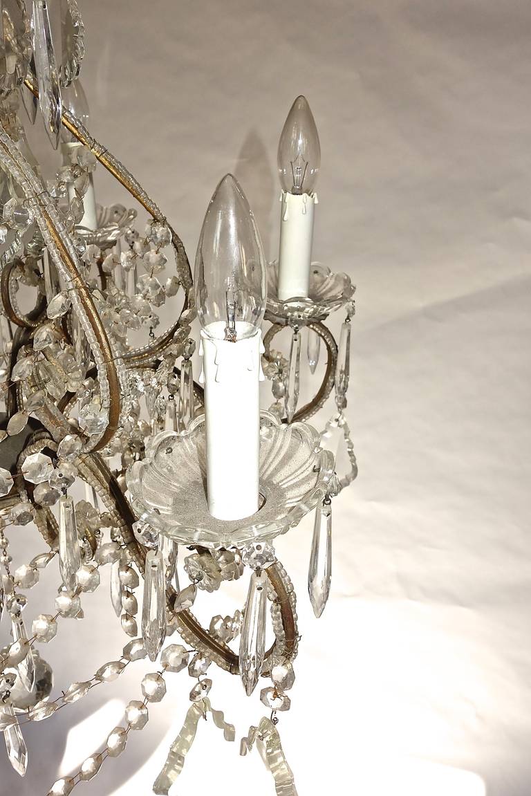 French Crystal Marie Therese Chandelier 2