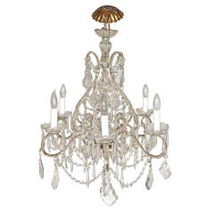 Antique French Crystal Marie Therese Chandelier