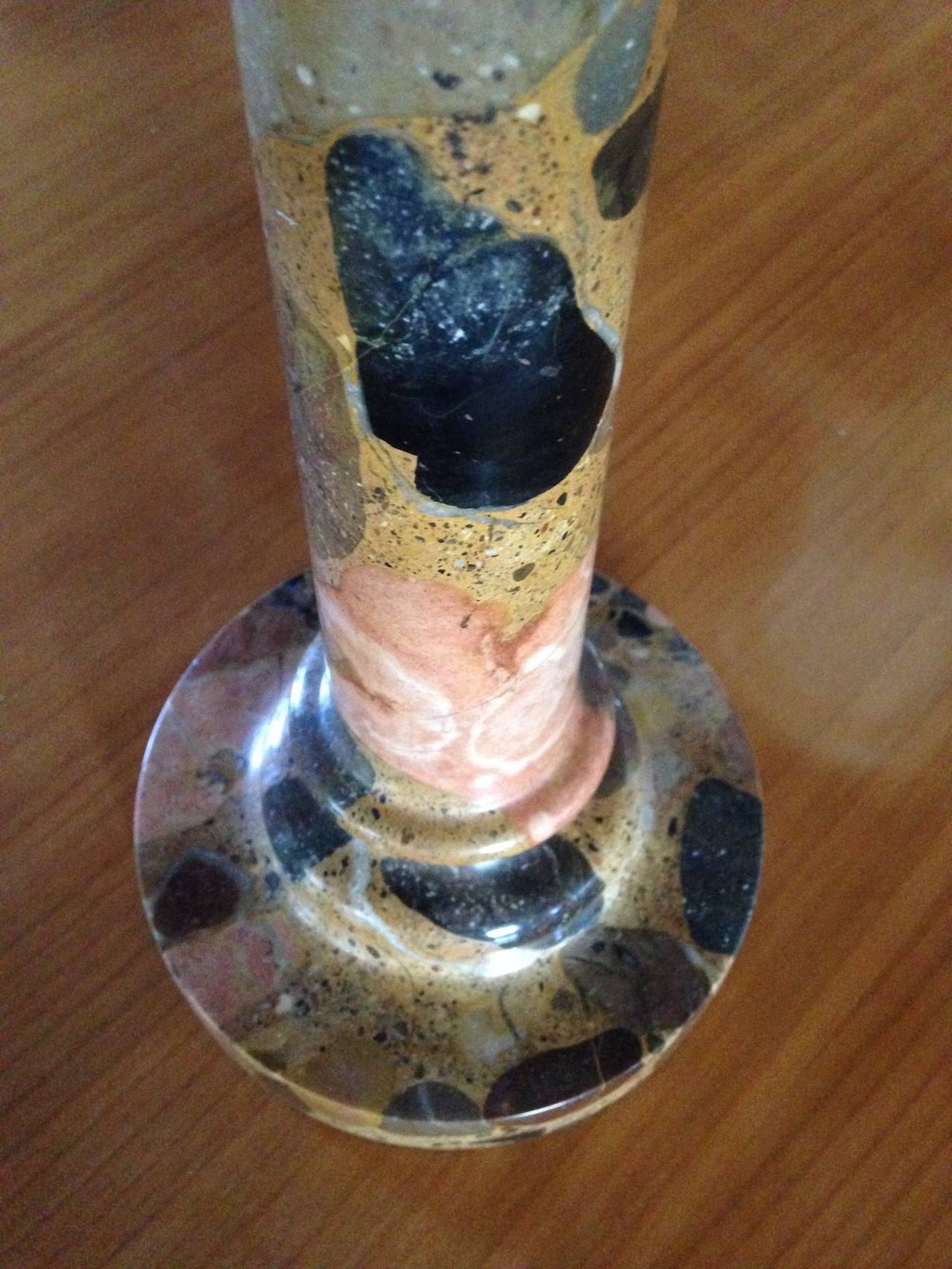 Pair of Marble Candlesticks 3