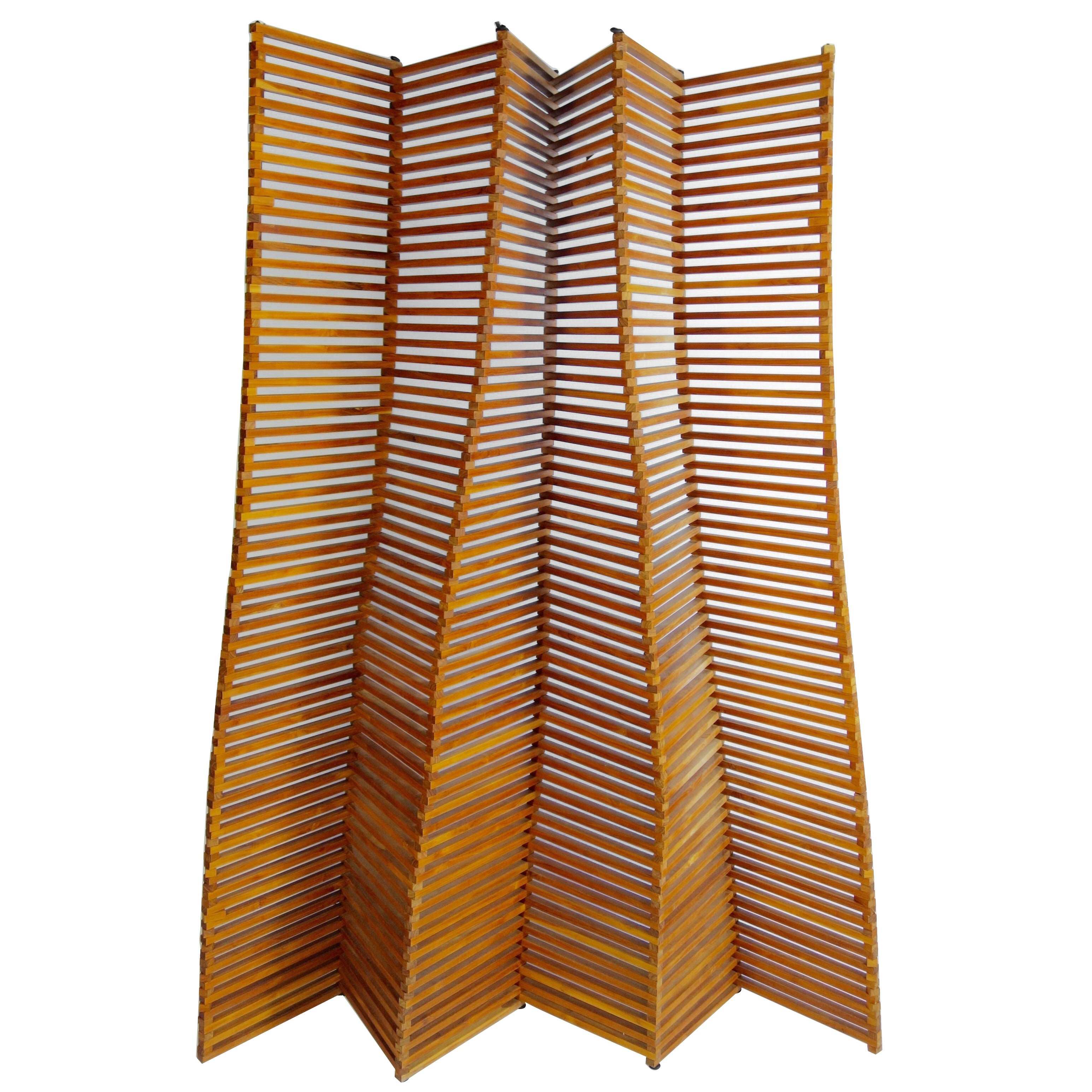 Giant Organic Folding Screen For Sale