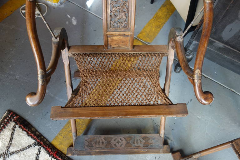 Pair of Chinese Emperor Chairs In Good Condition In San Francisco, CA