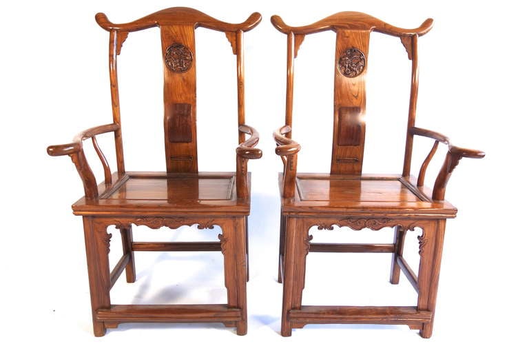 Pair of Chinese Scholar Chairs