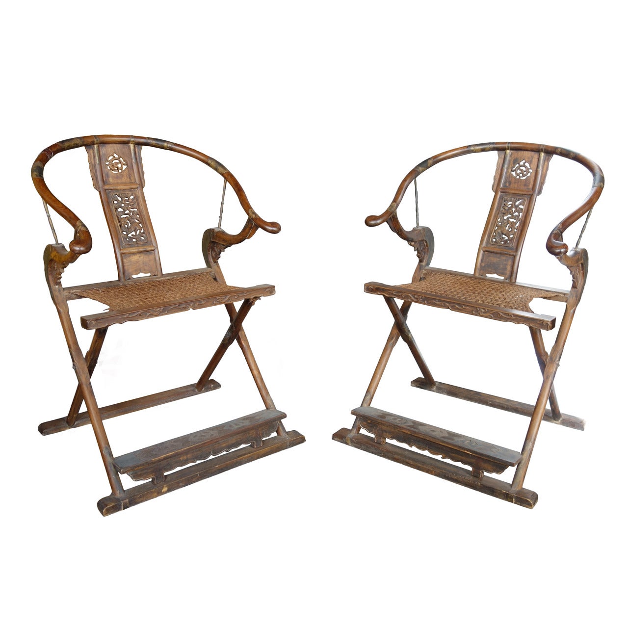Pair of Chinese Emperor Chairs