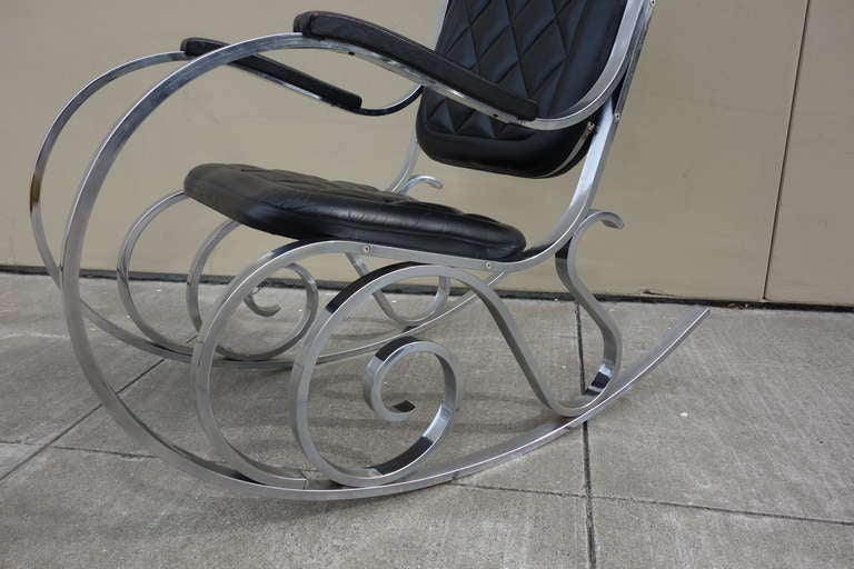 French Maison Jansen Rocker Chair For Sale