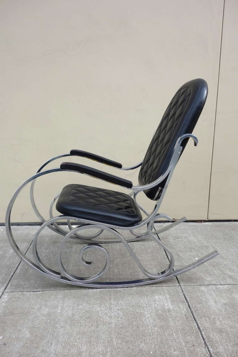 Maison Jansen Rocker Chair In Good Condition For Sale In San Francisco, CA