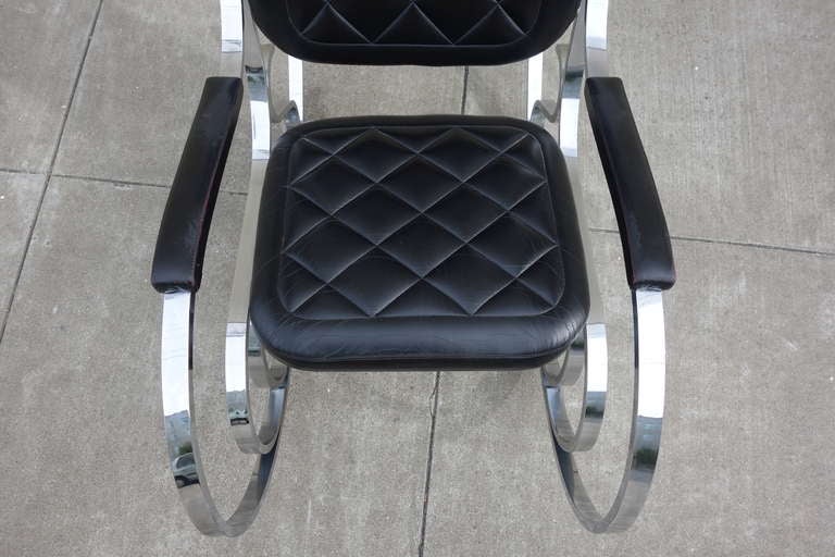 Maison Jansen Rocker Chair For Sale 1