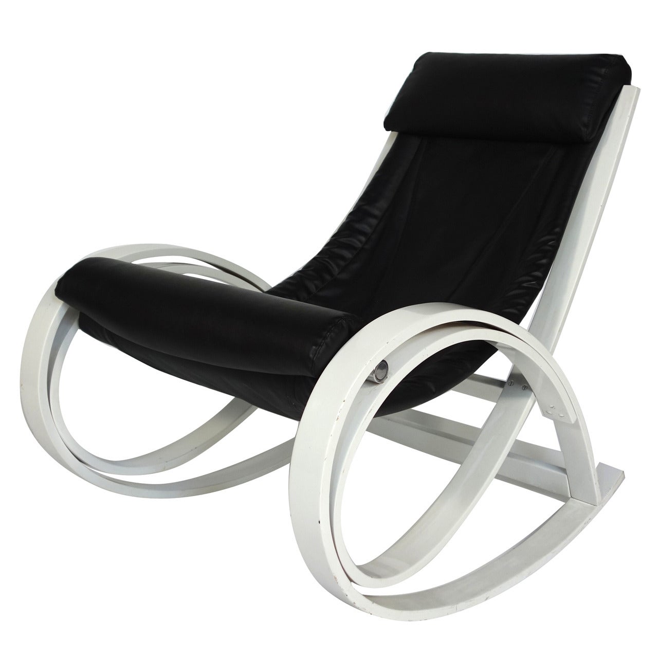Gae Aulenti Iconic Rocking Chair For Sale