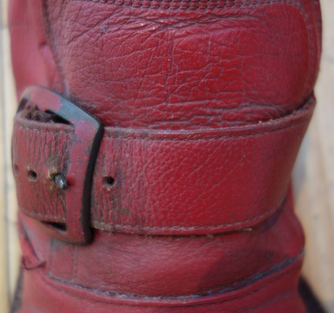 Pair of Vintage Leather Clown Shoes In Good Condition In San Francisco, CA