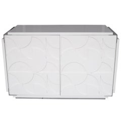 Retro Lacquered 2 Door Cabinet