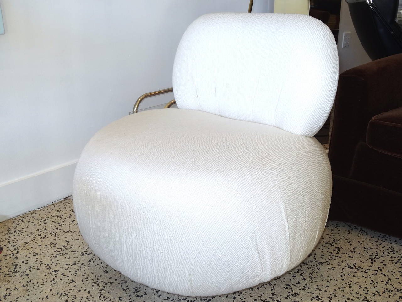Pair of "Mushroom" Swivel Chairs