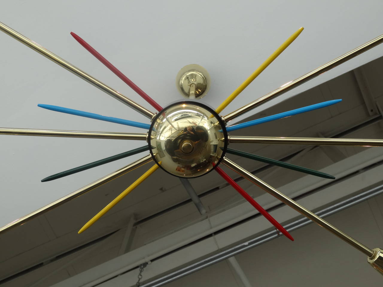 Mid-20th Century Mid-Century Italia Sputnik Chandelier