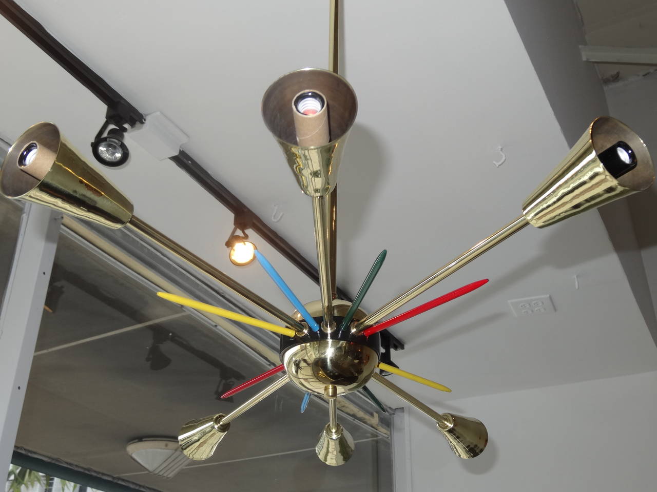 Mid-Century Italia Sputnik Chandelier 1