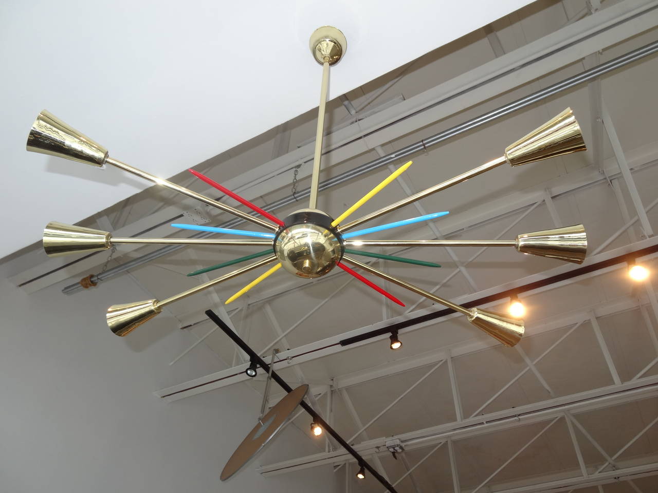 Italian Mid-Century Italia Sputnik Chandelier